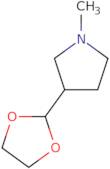 3-(1,3-Dioxolan-2-yl)-1-methylpyrrolidine