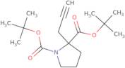 1,2-Di-tert-butyl 2-(prop-2-yn-1-yl)pyrrolidine-1,2-dicarboxylate