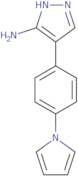 4-[4-(1H-Pyrrol-1-yl)phenyl]-1H-pyrazol-5-amine