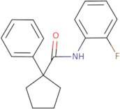 N-(2-fluorophenyl)-1-phenylcyclopentane-1-carboxamide