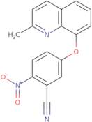 5-(2-methyl(8-quinolyloxy))-2-nitrobenzenecarbonitrile