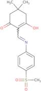 5,5-dimethyl-2-(((4-(methylsulfonyl)phenyl)amino)methylene)cyclohexane-1,3-dione