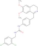 3-(2,4-dichlorobenzyl)-1-(4-((6,7-dimethoxy(3,4-dihydroisoquinolyl))methyl)phenyl)urea
