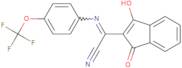 2-(1,3-dioxoindan-2-ylidene)-2-((4-(trifluoromethoxy)phenyl)amino)ethanenitrile