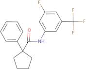 N-[3-fluoro-5-(trifluoromethyl)phenyl]-1-phenylcyclopentane-1-carboxamide
