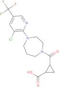 2-((4-(3-chloro-5-(trifluoromethyl)-2-pyridyl)-1,4-diazaperhydroepinyl)carbonyl)cyclopropanecarbox…