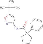 N-(5-tert-butyl-1,2-oxazol-3-yl)-1-phenylcyclopentane-1-carboxamide