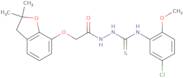 1-(2-(2,2-dimethyl(3-oxaindan-4-yloxy))acetyl)-4-(5-chloro-2-methoxyphenyl)thiosemicarbazide