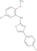 (5-chloro-2-methoxyphenyl)(4-(4-fluorophenyl)(2,5-thiazolyl))amine
