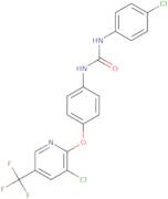 ((4-chlorophenyl)amino)-N-(4-(3-chloro-5-(trifluoromethyl)(2-pyridyloxy))phenyl)formamide