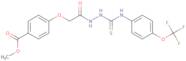 methyl 4-((N-((thioxo((4-(trifluoromethoxy)phenyl)amino)methyl)amino)carbamoyl)methoxy)benzoate