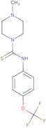 1-(4-methylpiperazinyl)-3-(4-(trifluoromethoxy)phenyl)thiourea