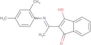 2-(((2,4-dimethylphenyl)amino)ethylidene)indane-1,3-dione