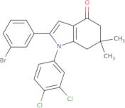 1-(3,4-dichlorophenyl)-2-(3-bromophenyl)-6,6-dimethyl-5,6,7-trihydroindol-4-one