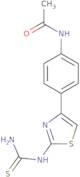 N-(4-(4-((aminothioxomethyl)amino)-3,5-thiazolyl)phenyl)ethanamide