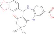 2,9-diaza-10-benzo[d]1,3-dioxolen-5-yl-14,14-dimethyl-12-oxotricyclo
[9.4.0.0<3,8>]pentadeca-1(11)…