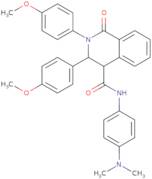 (2,3-bis(4-methoxyphenyl)-1-oxo(4-2,3,4-trihydroisoquinolyl))-N-(4-(dimethylamino)phenyl)formamide