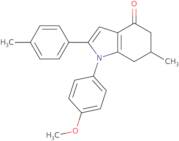 1-(4-methoxyphenyl)-6-methyl-2-(4-methylphenyl)-5,6,7-trihydroindol-4-one