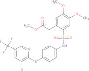 methyl 2-(2-(((4-(3-chloro-5-(trifluoromethyl)(2-pyridylthio))phenyl)amino)sulfonyl)-4,5-dimethoxy…