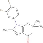 1-(3,4-difluorophenyl)-2,6,6-trimethyl-5,6,7-trihydroindol-4-one