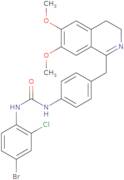 1-(4-((6,7-dimethoxy(3,4-dihydroisoquinolyl))methyl)phenyl)-3-(4-bromo-2-chlorophenyl)urea