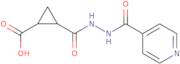 2-(N-(4-pyridylcarbonylamino)carbamoyl)cyclopropanecarboxylic acid