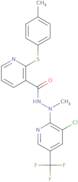 N-((3-chloro-5-(trifluoromethyl)(2-pyridyl))methylamino)(2-(4-methylphenylthio)(3-pyridyl))forma...