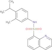 (3-methyl-4-(isopropyl)phenyl)(8-quinolylsulfonyl)amine