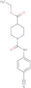 Ethyl 1-[(4-cyanophenyl)carbamoyl]piperidine-4-carboxylate