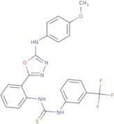 ((2-(3-((4-methoxyphenyl)amino)(2,4,5-oxadiazolyl))phenyl)amino)((3-(trifluoromethyl)phenyl)amino)…