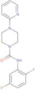 ((2,5-difluorophenyl)amino)(4-(2-pyridyl)piperazinyl)methane-1-one
