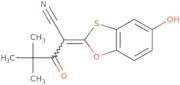 2-(5-hydroxybenzo[c]2,5-oxathiolen-2-ylidene)-4,4-dimethyl-3-oxopentanenitrile