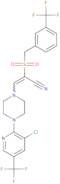 3-(4-(3-chloro-5-(trifluoromethyl)(2-pyridyl))piperazinyl)-2-((3-(trifluoromethyl)benzyl)sulfonyl)…