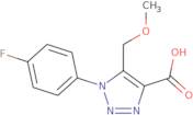 1-(4-Fluorophenyl)-5-(methoxymethyl)-1H-1,2,3-triazole-4-carboxylic acid