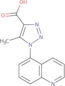 5-Methyl-1-(quinolin-5-yl)-1H-1,2,3-triazole-4-carboxylic acid