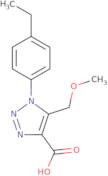 1-(4-Ethylphenyl)-5-(methoxymethyl)-1H-1,2,3-triazole-4-carboxylic acid