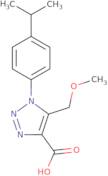 5-(Methoxymethyl)-1-[4-(propan-2-yl)phenyl]-1H-1,2,3-triazole-4-carboxylic acid