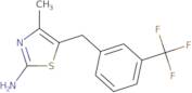 4-Methyl-5-(3-(trifluoromethyl)benzyl)thiazol-2-amine