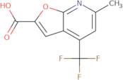 6-Methyl-4-(trifluoromethyl)furo[2,3-b]pyridine-2-carboxylic acid