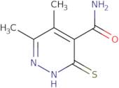 5,6-Dimethyl-3-sulfanylpyridazine-4-carboxamide