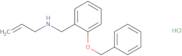 {[2-(Benzyloxy)phenyl]methyl}(prop-2-en-1-yl)amine hydrochloride