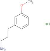 3-(3-Methoxyphenyl)propan-1-amine hydrochloride