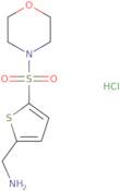 [5-(Morpholine-4-sulfonyl)thiophen-2-yl]methanamine hydrochloride