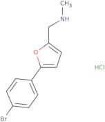 {[5-(4-Bromophenyl)furan-2-yl]methyl}(methyl)amine hydrochloride