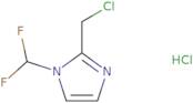 2-(Chloromethyl)-1-(difluoromethyl)-1H-imidazole hydrochloride