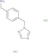 [4-(1H-1,2,4-Triazol-1-ylmethyl)phenyl]methanamine dihydrochloride