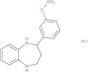 2-(3-Methoxyphenyl)-2,3,4,5-tetrahydro-1H-1,5-benzodiazepine hydrochloride