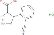 (+/-)-Trans-4-(2-cyanophenyl)pyrrolidine-3-carboxylic acid hydrochloride