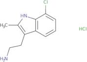 2-(7-Chloro-2-methyl-1h-indol-3-yl)ethanamine, HCl