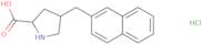 (2S,4R)-4-(Naphthalen-2-ylmethyl)pyrrolidine-2-carboxylic acid hydrochloride